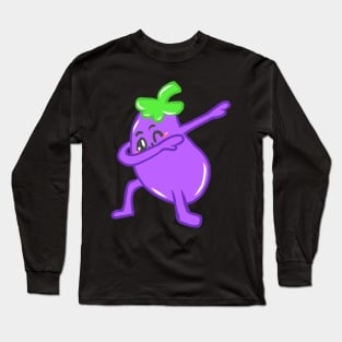 Dancing Steppes Rocking Beaten Dances Eggplant Long Sleeve T-Shirt